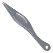TWEEZERS WITH THUMB DESIGN POINTED